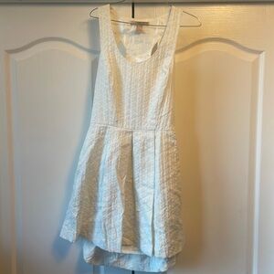 Cream dress with back cut out